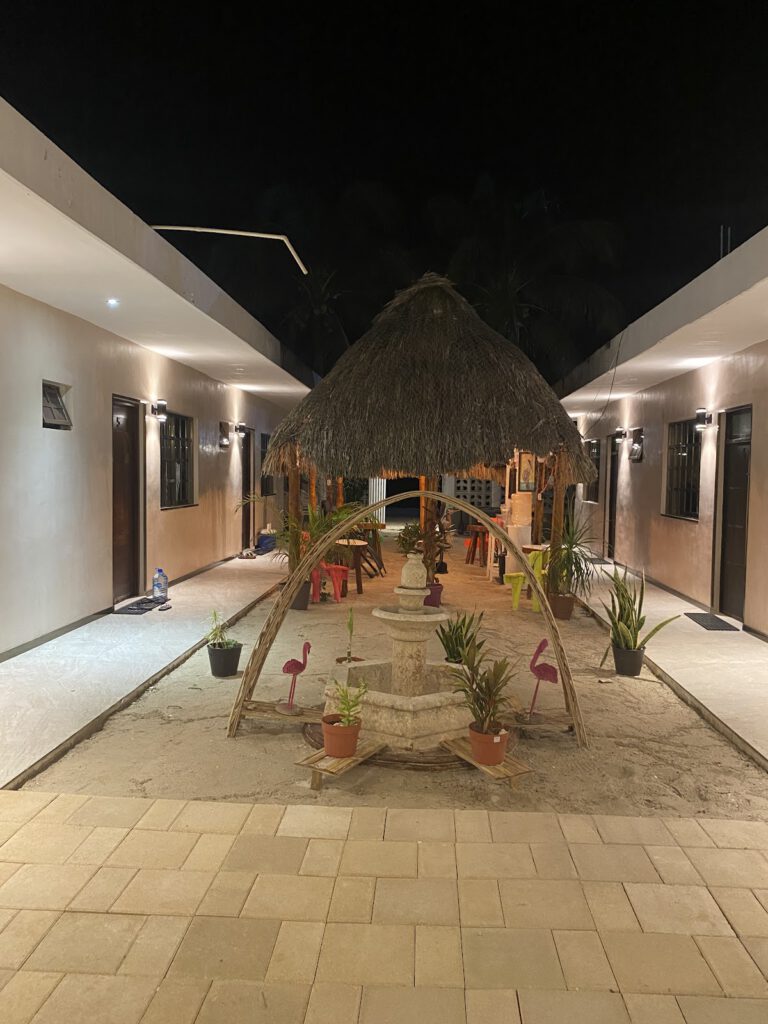 Hotel de playa San Julio Celestun Yucatan